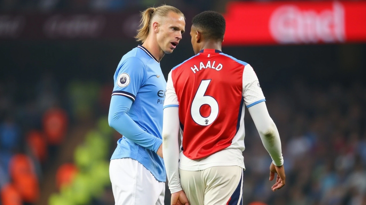 Erling Haaland Escapes Sanction for Ball-Throwing Incident in Manchester City vs. Arsenal Clash