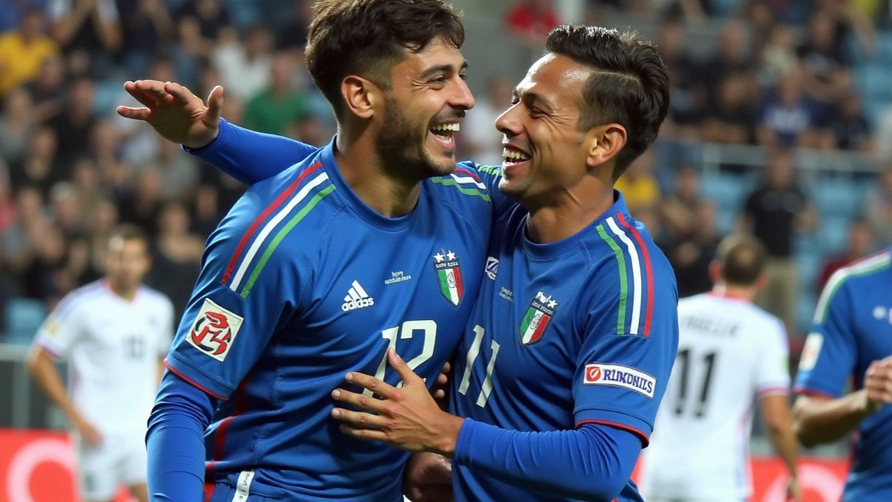 Italy Triumphs Over Israel 4-1 with Di Lorenzo's Double, Moves Closer to Nations League Finals